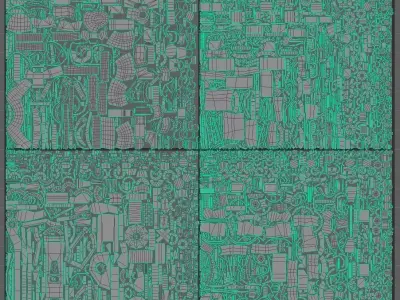 Military Robot Dog Low-poly 3D model purchase