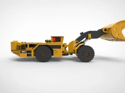 Heavy Mining Loader 3D model