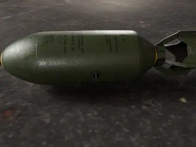 Military Bomb 3D model