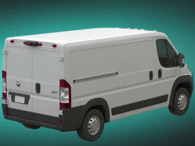 2024 Ram ProMaster 1500 TRADESMAN CARGO VAN LOW ROOF 136 WB  3D model