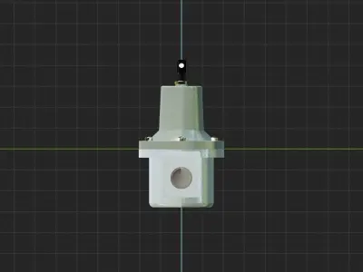 Air Pressure Regulator 3D model