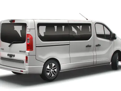 Renault Trafic SpaceClass LWB 2021 3D model