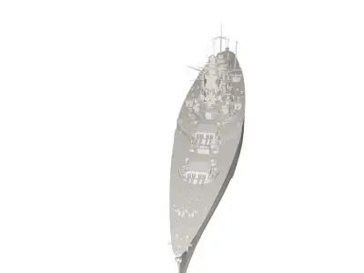 Military Ship 3D model order