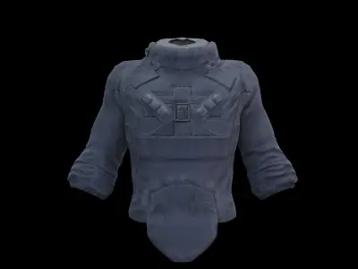 military model  Low-poly 3D model