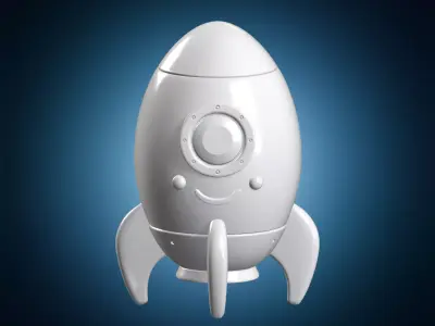 Rocket Capsule 3D Print Model Space Vehicle 3D print model