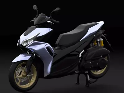2020 - Yamaha All new Aerox 155 Connected 3D model