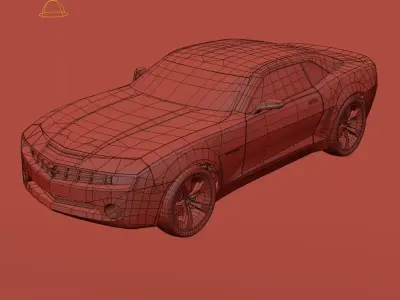 Transformer Bumblebee car 3D model