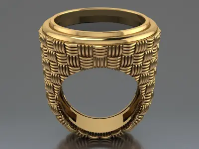 texture ring 3D print model