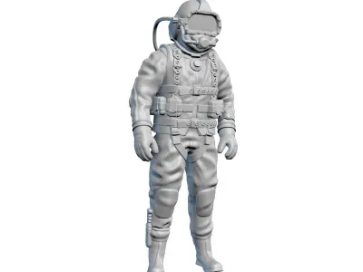 Industrial Diver Pos 02 3D print model