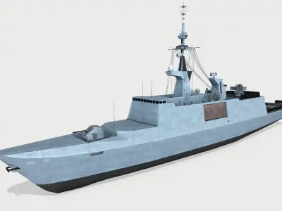 La Fayette Low-poly 3D model