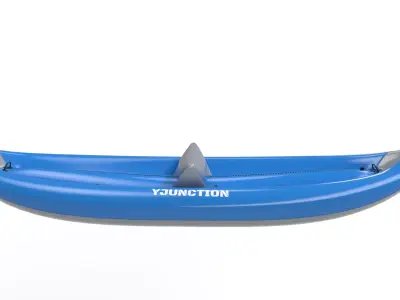 Game Ready Kayak kingston inflatable canoe Low-poly 3D model