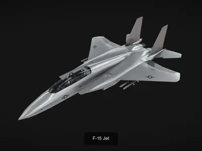 F Jets Collection  3D Model Pack