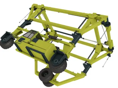 Straddle Carrier Generic 3D model