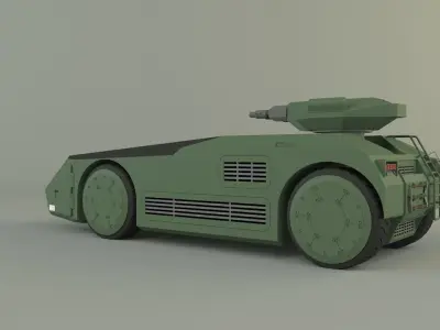 Aliens M577 APC vehicle 3D model
