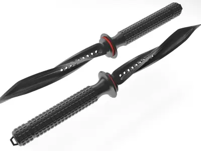 Jagdkommando Knife 3D model