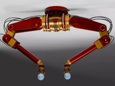 Robot Arm Model 3D model