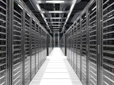 data center server 3D model purchase