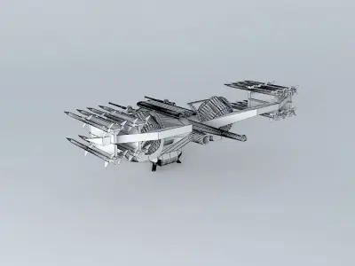XH4A4 Claw Assault spacecopter class Free 3D model
