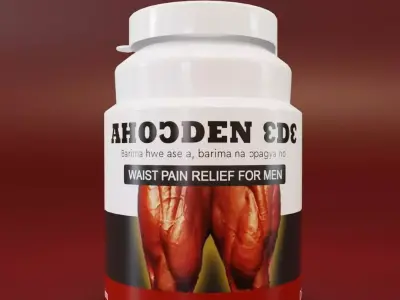 Capsule bottle Free 3D model