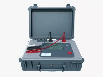 Megger Machine Low-poly 3D model