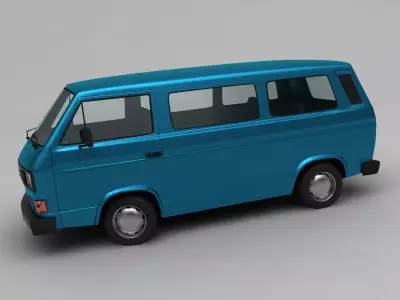 Volkswagen Transporter T3 3D model