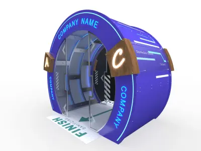 Disinfection Tunnel 1 3D model