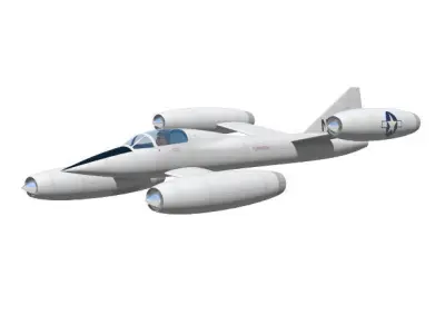 avro canada ts-140 3D model