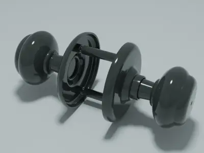 Standard door knob Free 3D model