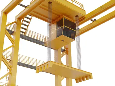 Container Crane 3D model purchase