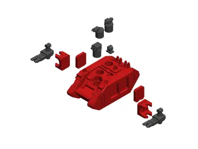 Micro LR Free 3D print model
