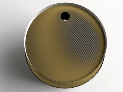 Barrel Wooden 3 Gallons 3D model
