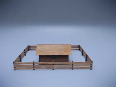 House Low-poly 3D model purchase