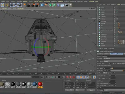 Spacecraft 3D model buy