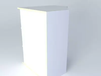 WC0D corner shelf Free 3D model