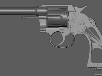 Colt 1917 Army DA 45acp 3D model