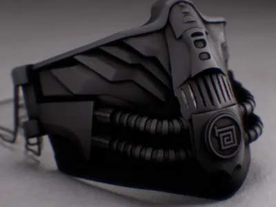 metal mask 4 3D print model