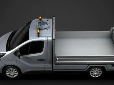 Opel Vivaro Tipper 2014 3D model
