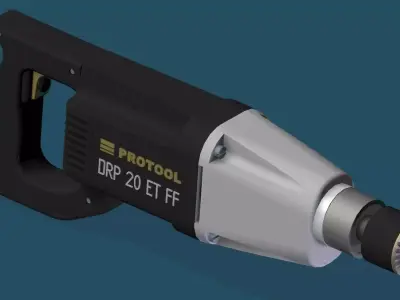 Drill - ProTool Free 3D model