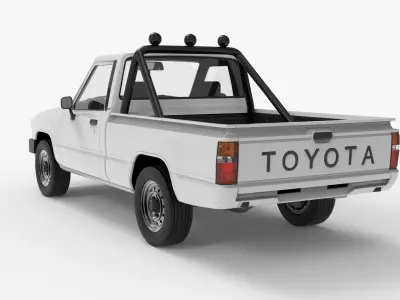 Toyota Hilux 1983-1988 Pickup  3D model