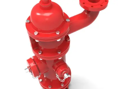 American Flow Control B50B HYDRANT 3D model