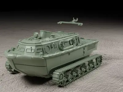 Landwasserschlepper 3D print model
