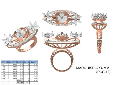 best design dimond jewelry  3D print model