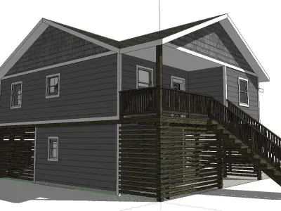 Creative Design-Holiday Cabin-0111 3D model