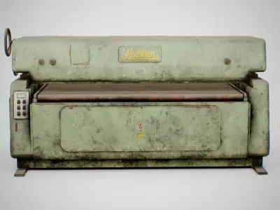 Sanding Machine - Anthon 01 Dirty Low-poly 3D model