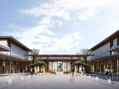 western-style houses 3D model