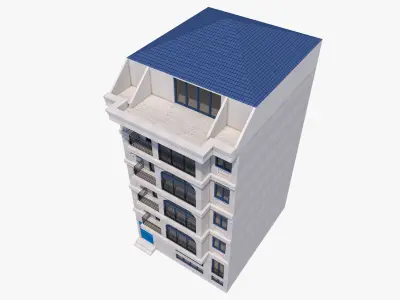 European building 4 3D model