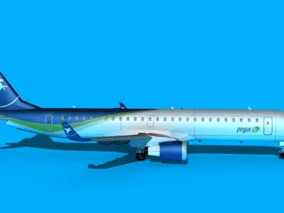 Embraer Emb-190 Pegas 3D model