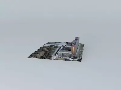 The state hospital for tuberculosis and lung diseases of Latvia Free 3D model