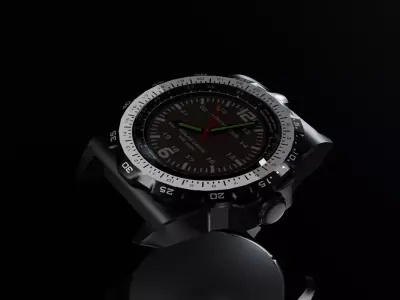 North Edge EVOQUE 2 Wristwatch 3D Model Free low-poly 3D model