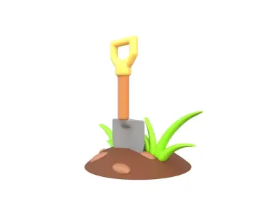 Shovel 3D model get